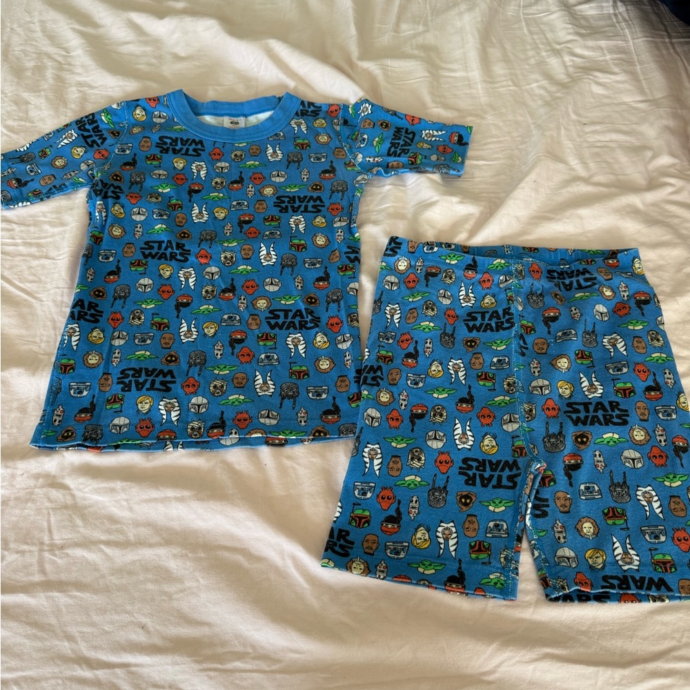 Hanna Andersson Blue Pajama Set Star Wars